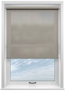 Pompeii Voile, Umber - Twist&Fit Roller Blind